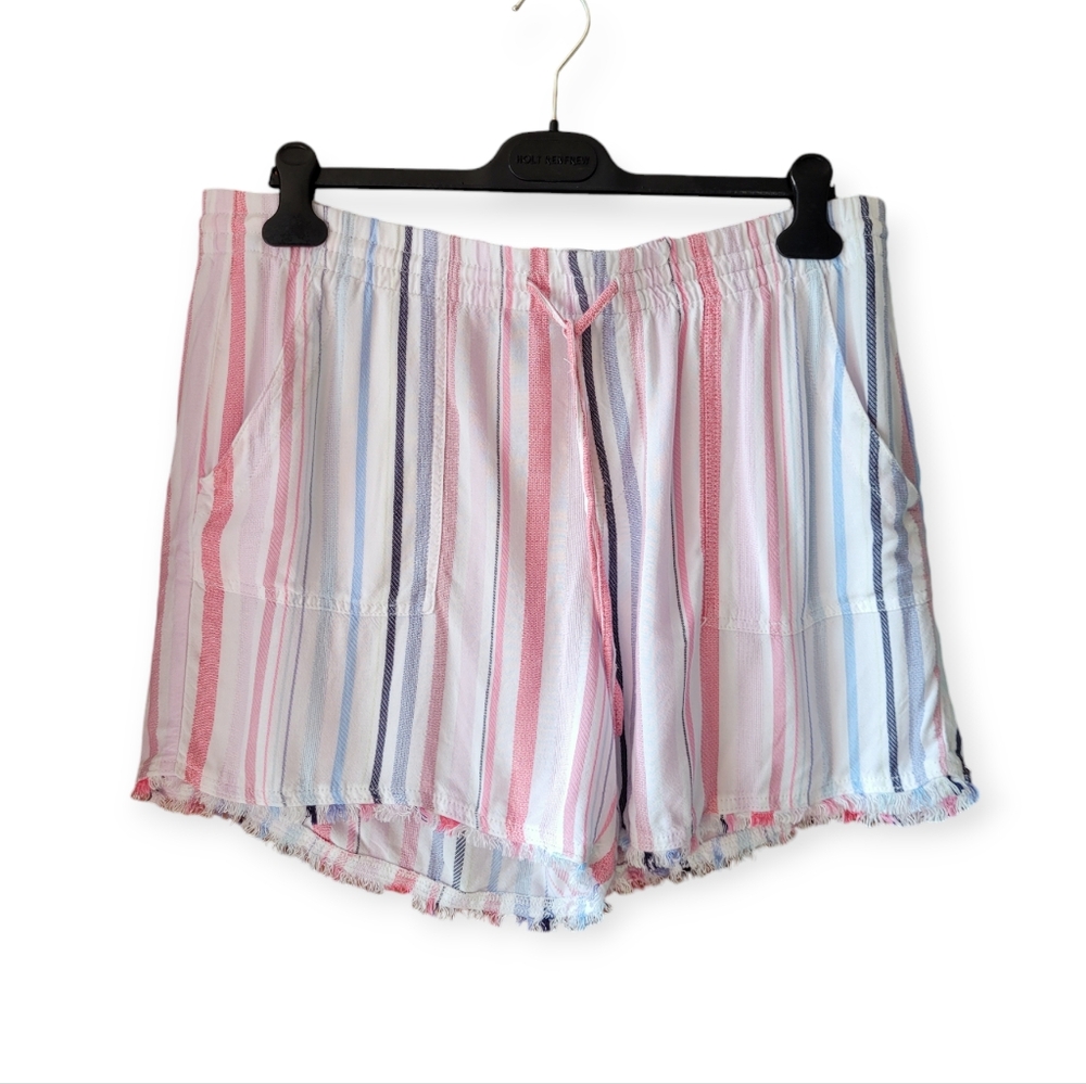 NWT Jordache Striped Lightweight Rayon Shorts XL